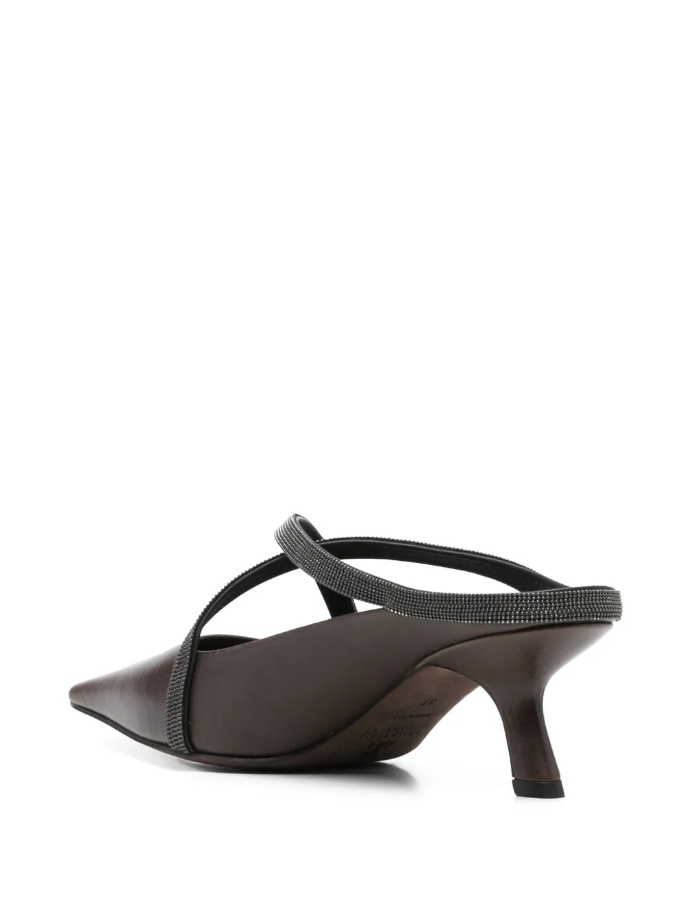 Brunello Cucinelli  60mm Monili-strap mules