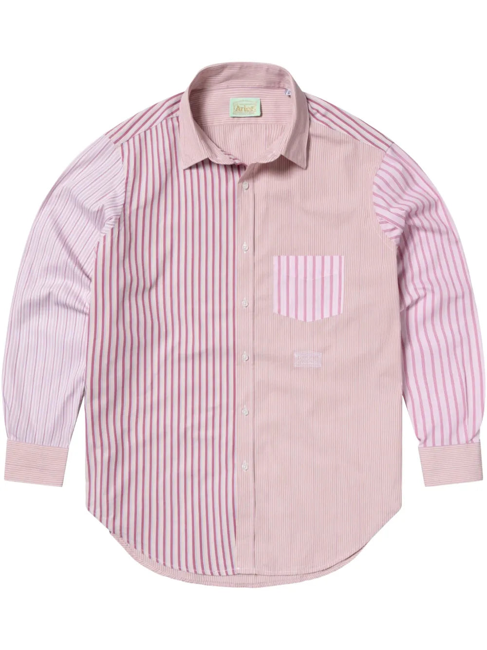 Aries  striped button-up shirt