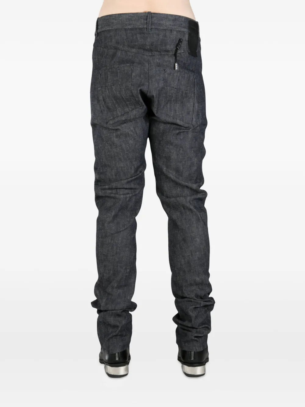 Boris Bidjan Saberi logo-patch trousers