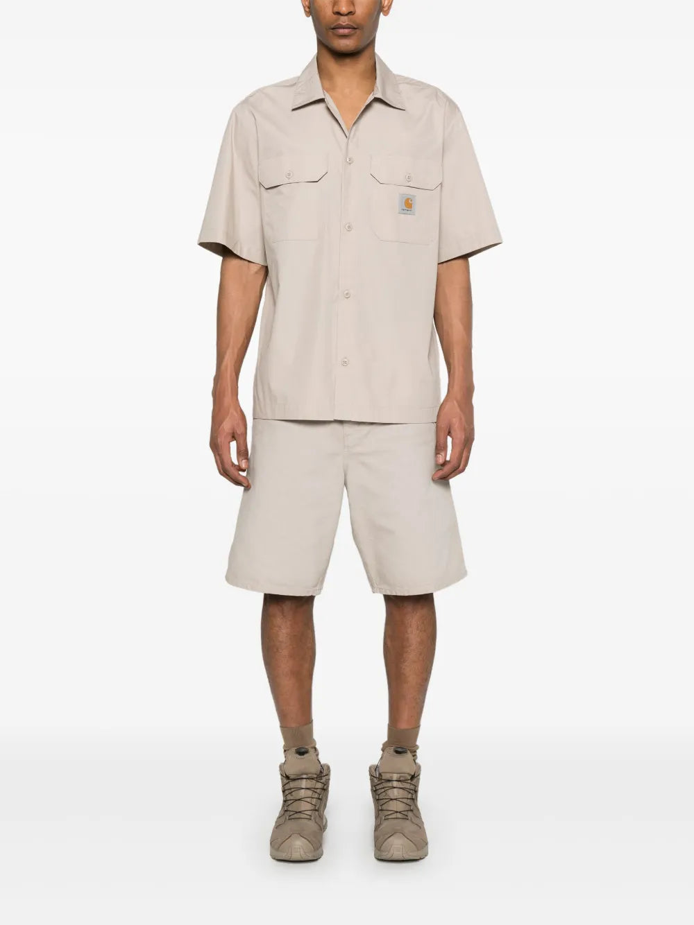 Carhartt WIP  logo-patch shirt
