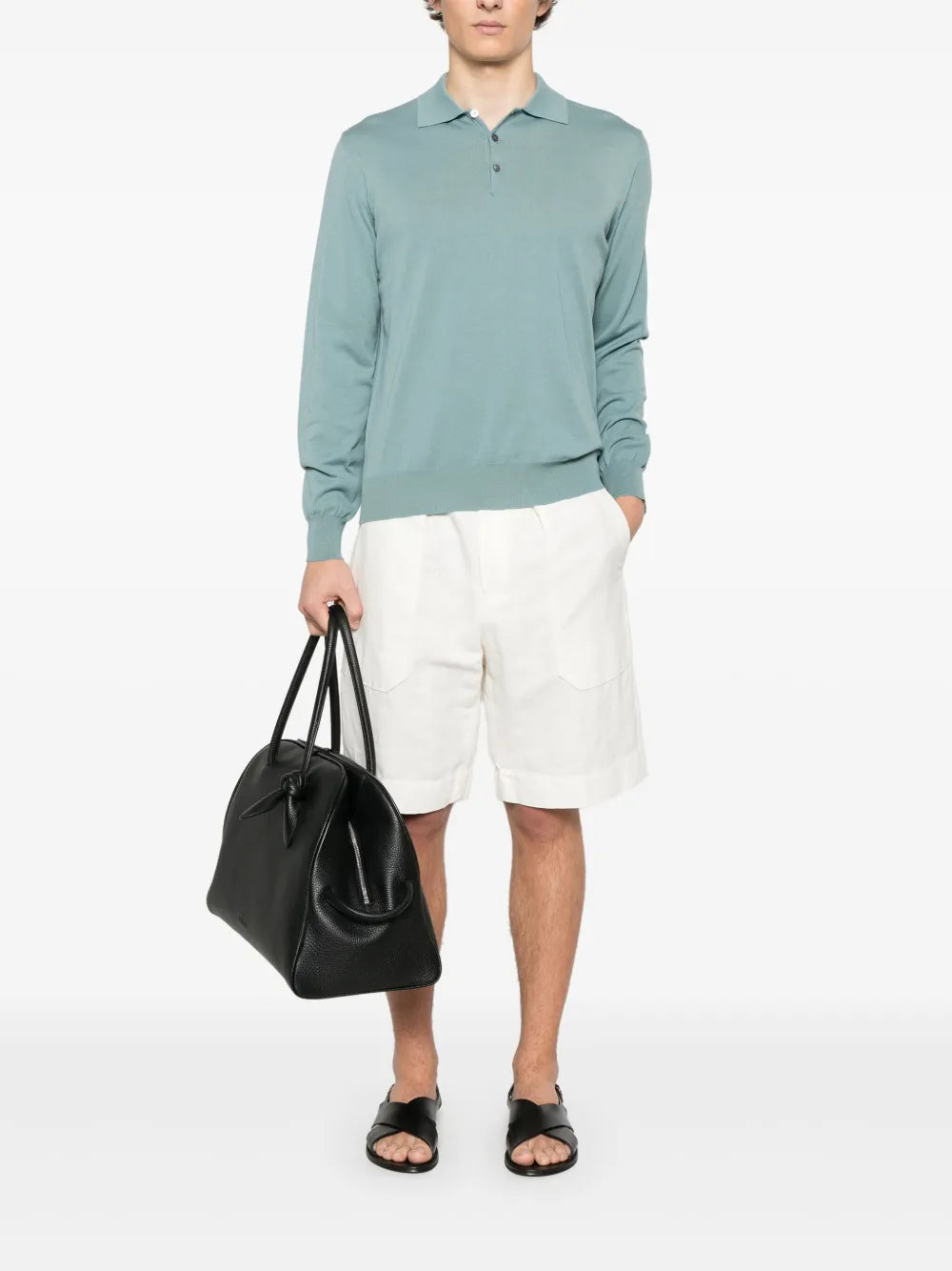 Canali  cotton polo shirt
