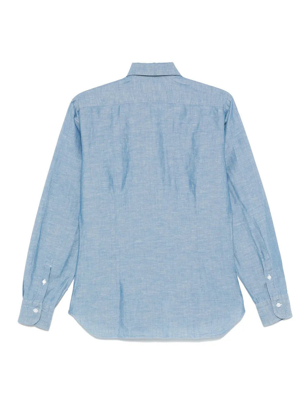 Barba slub-texture shirt