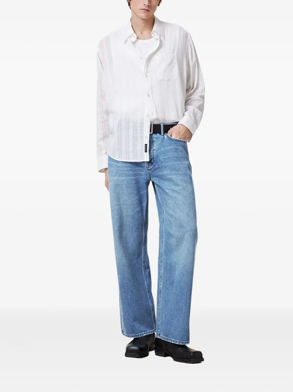 AllSaints  wide-leg jeans