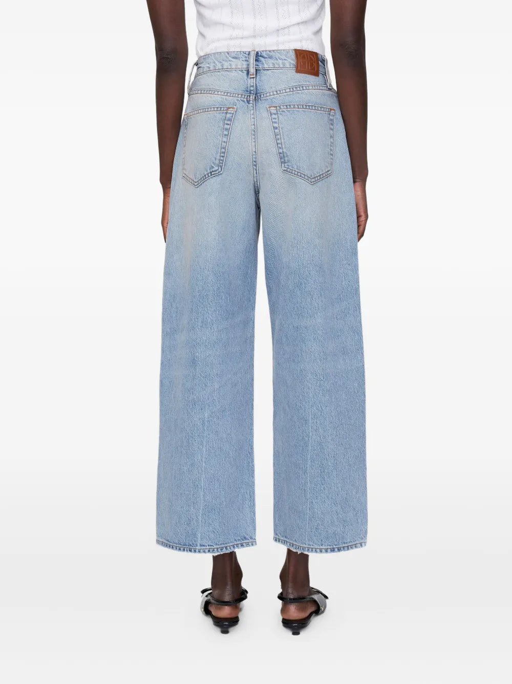ANINE BING Heath faded jeans