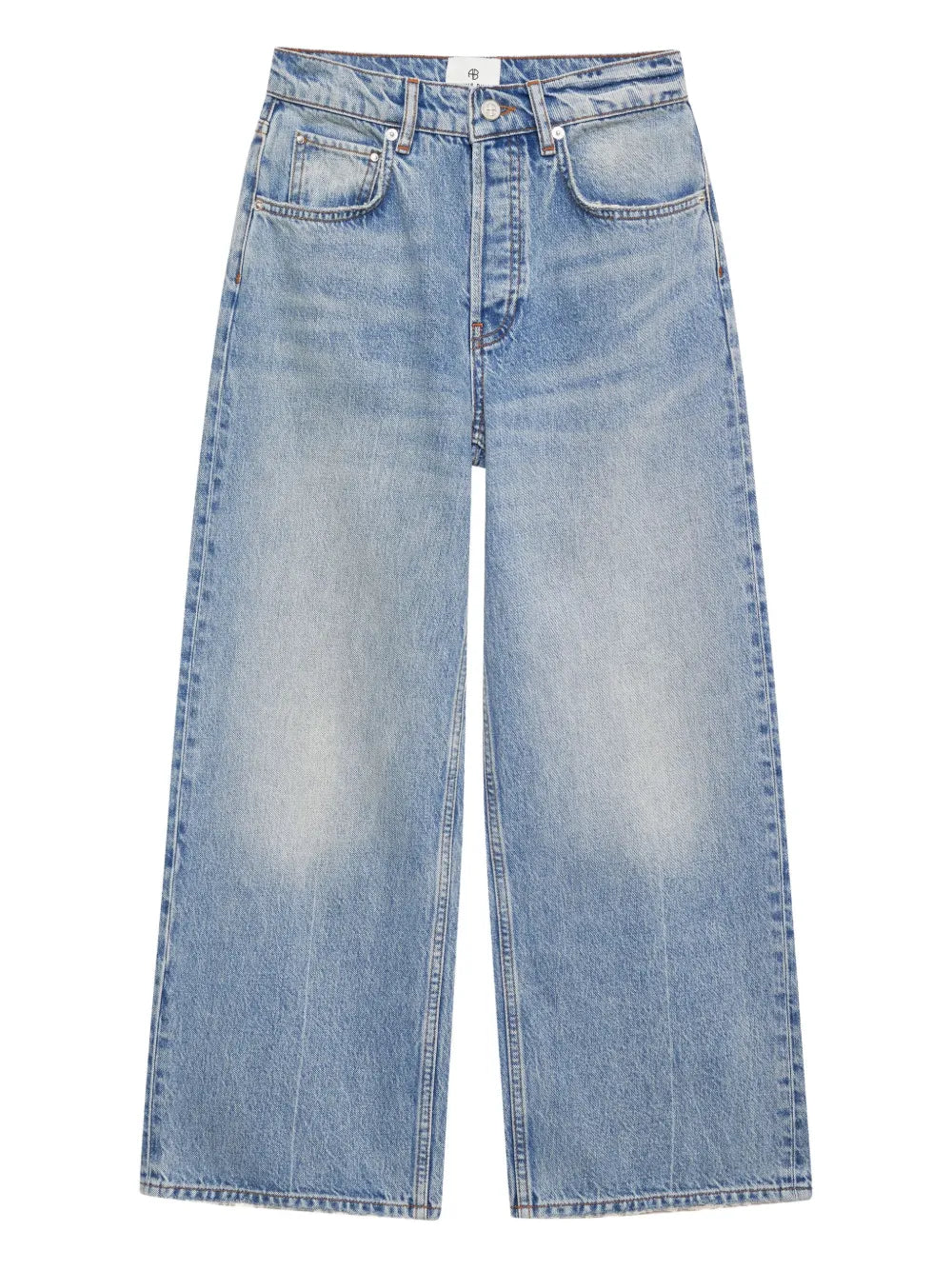 ANINE BING  Heath faded jeans
