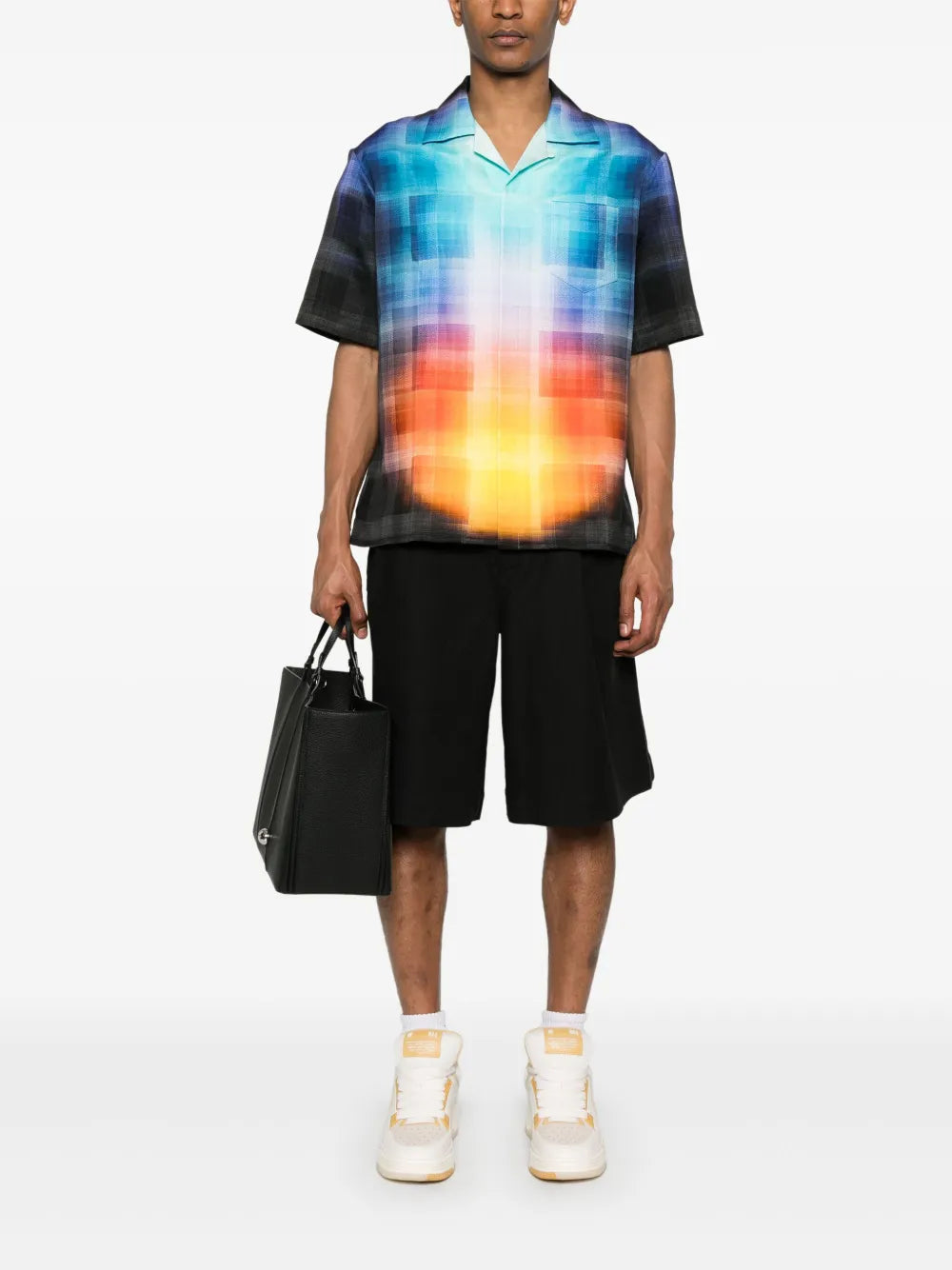 Casablanca  gradient check shirt
