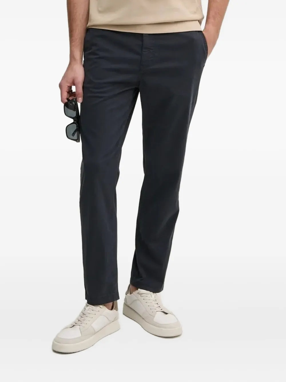 BOSS elasticated-waist trousers