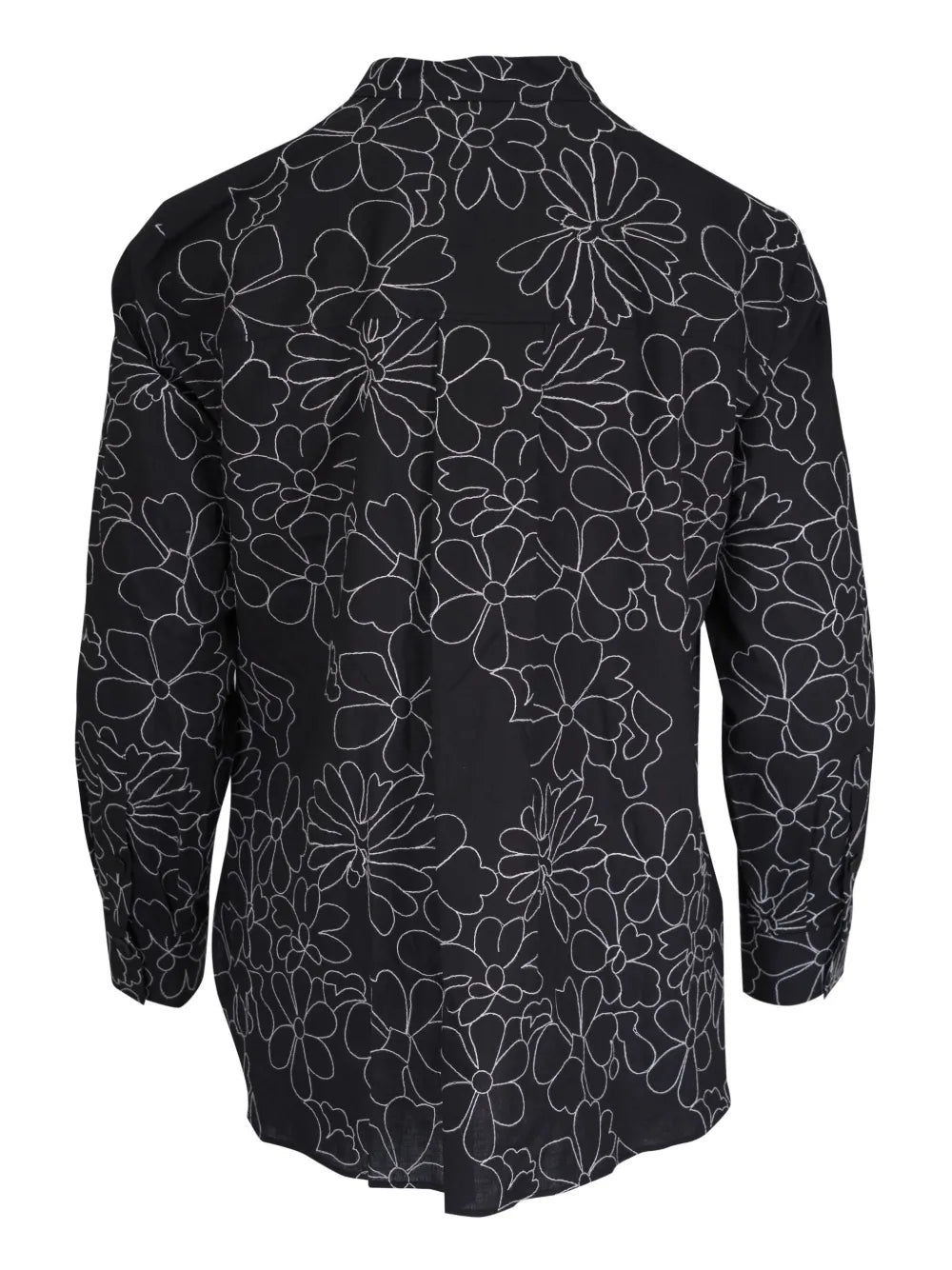 BOGNER flower-embroidered shirt