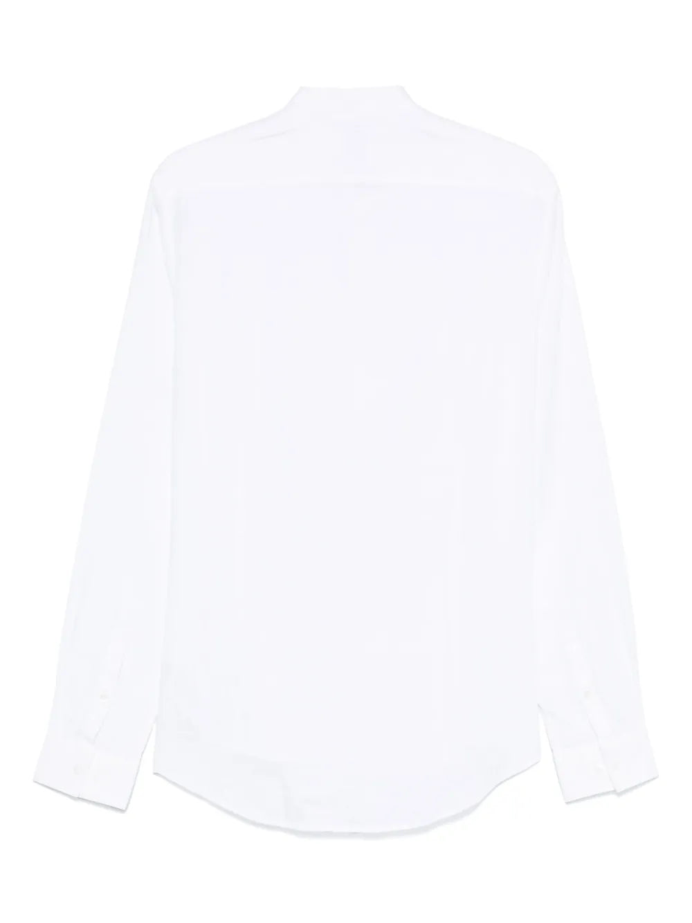 Calvin Klein linen stand-up-collar shirt