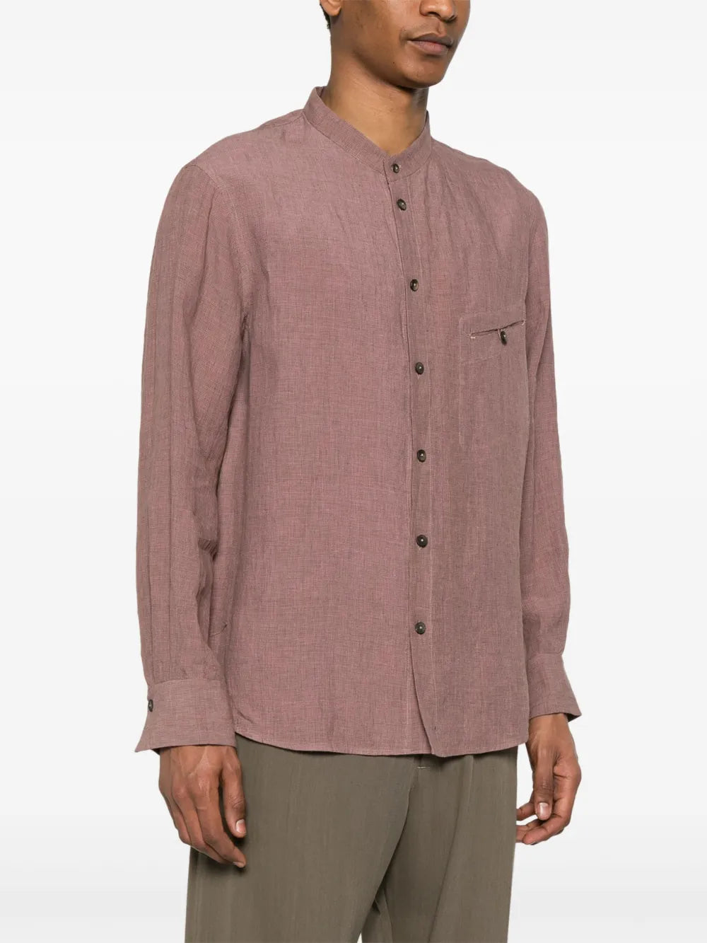 Ziggy Chen houndstooth shirt