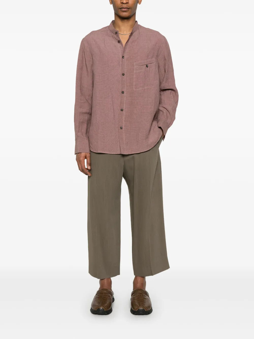 Ziggy Chen houndstooth shirt