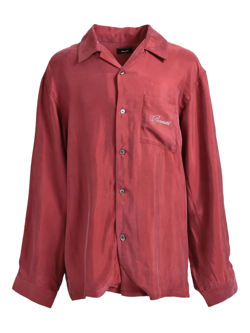 BREATH  logo-embroidered shirt