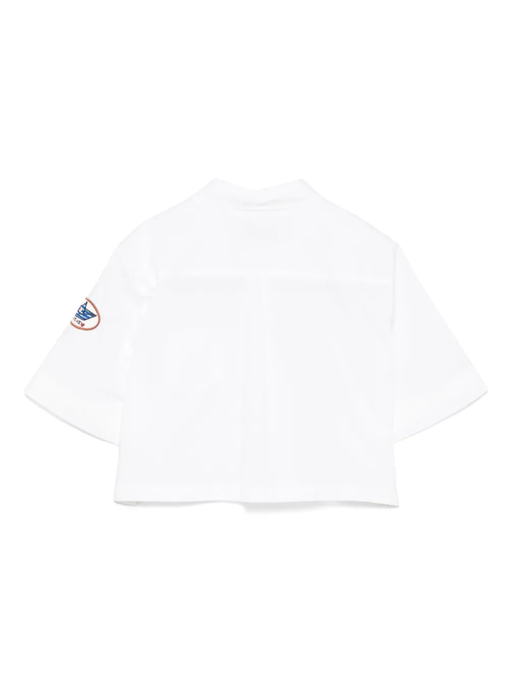 alessandro enriquez  patch-detailed shirt