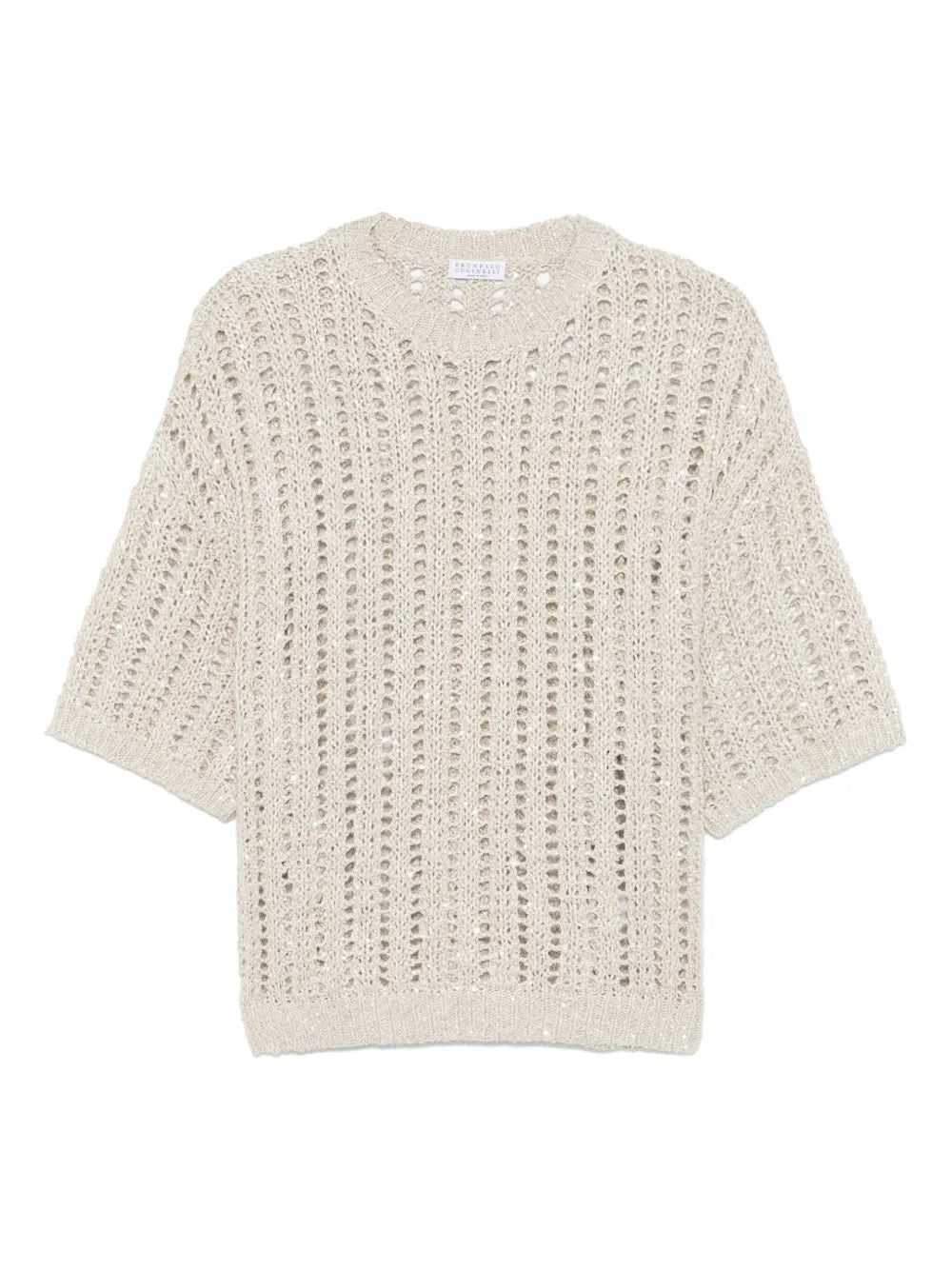 Brunello Cucinelli  sequin-embellished T-shirt