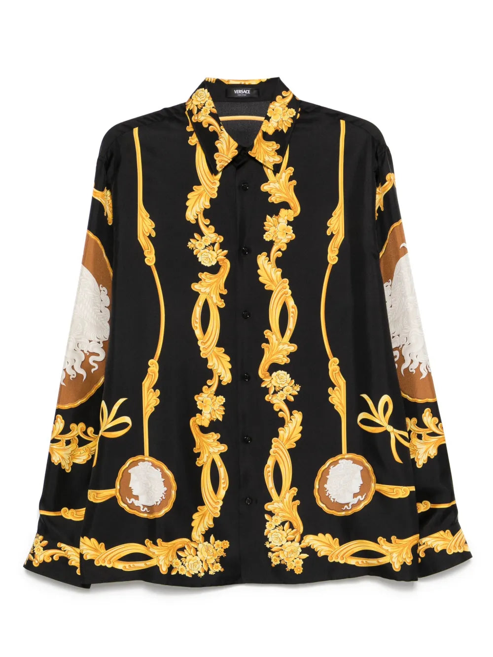Versace Cameo silk shirt
