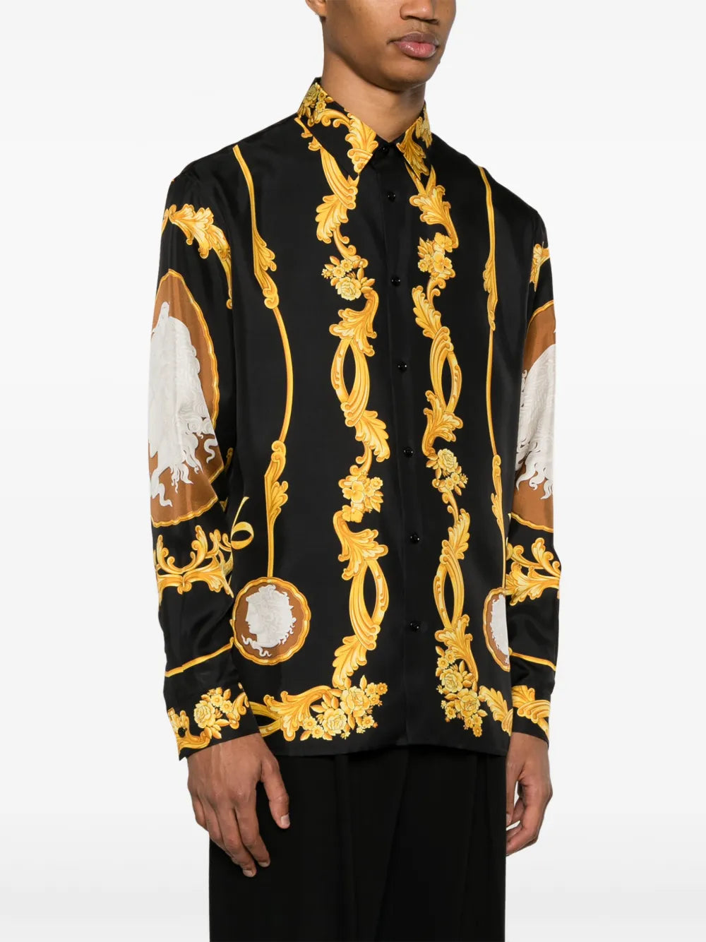 Versace Cameo silk shirt - Image 3