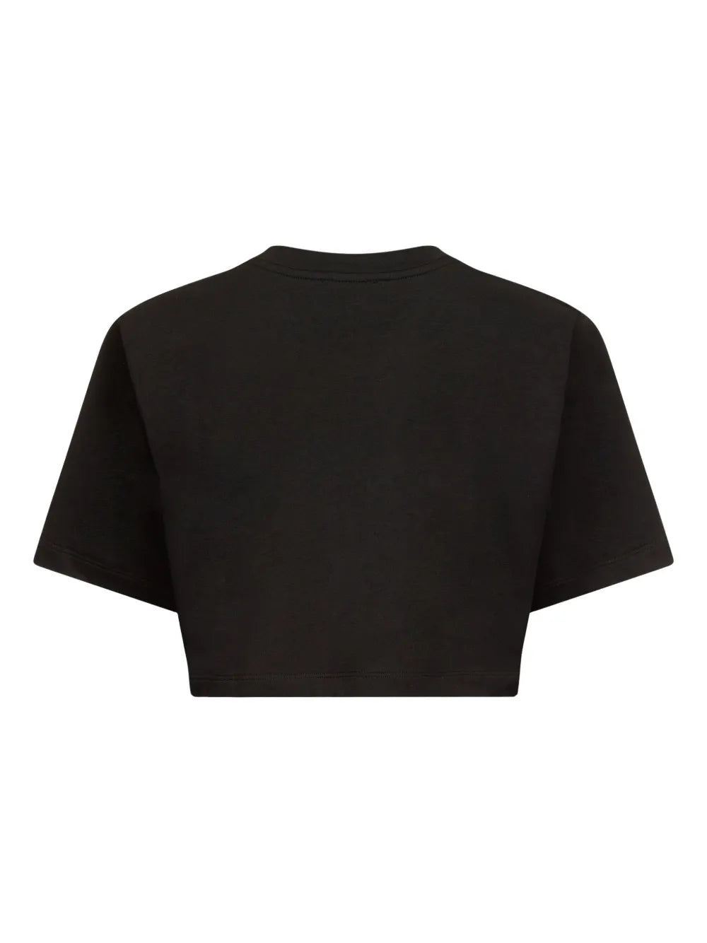 AREA crystal-embellished cropped t-shirt