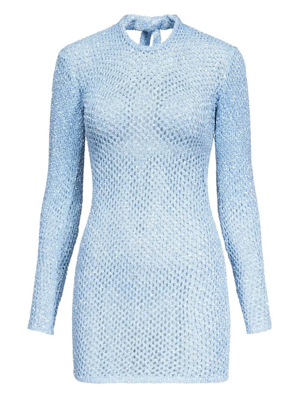 AREA  crochet mini dress