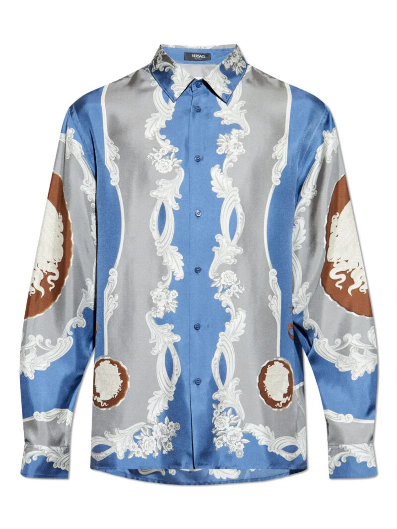 Versace  Medusa Cameo-print shirt