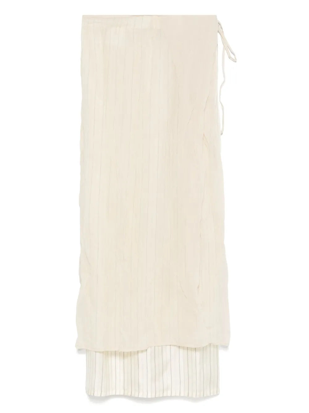Alysi  layered-design midi skirt