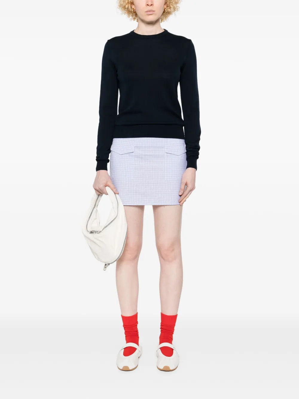 Add  fine-knit top