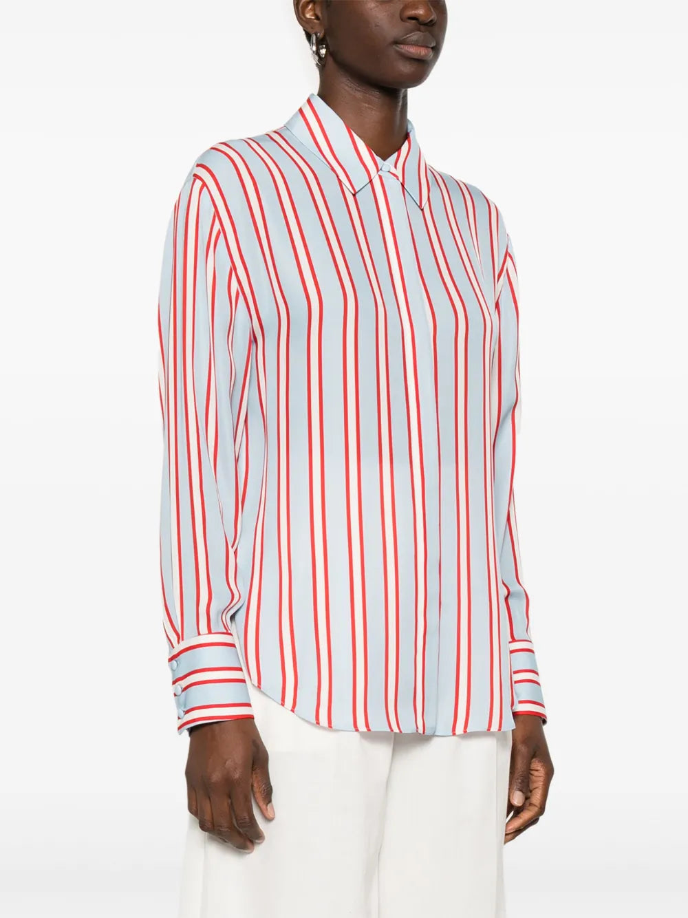 alice + olivia  striped shirt