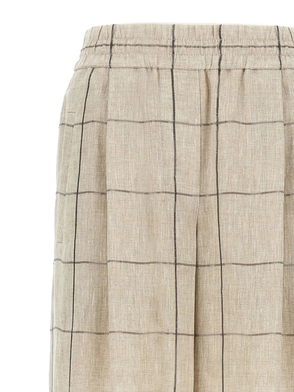 Brunello Cucinelli  linen palazzo trousers