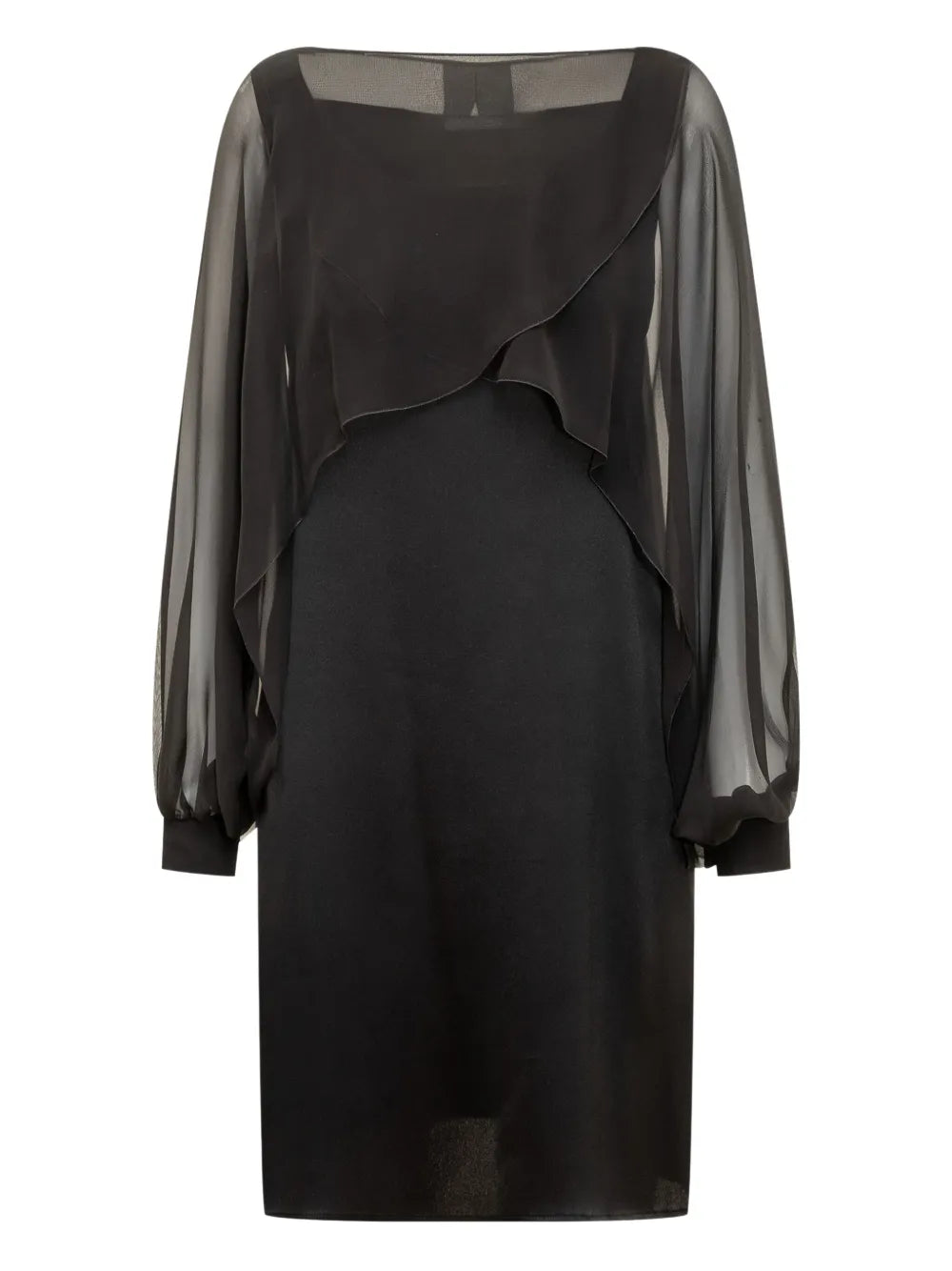Alberta Ferretti  semi-sheer midi dress