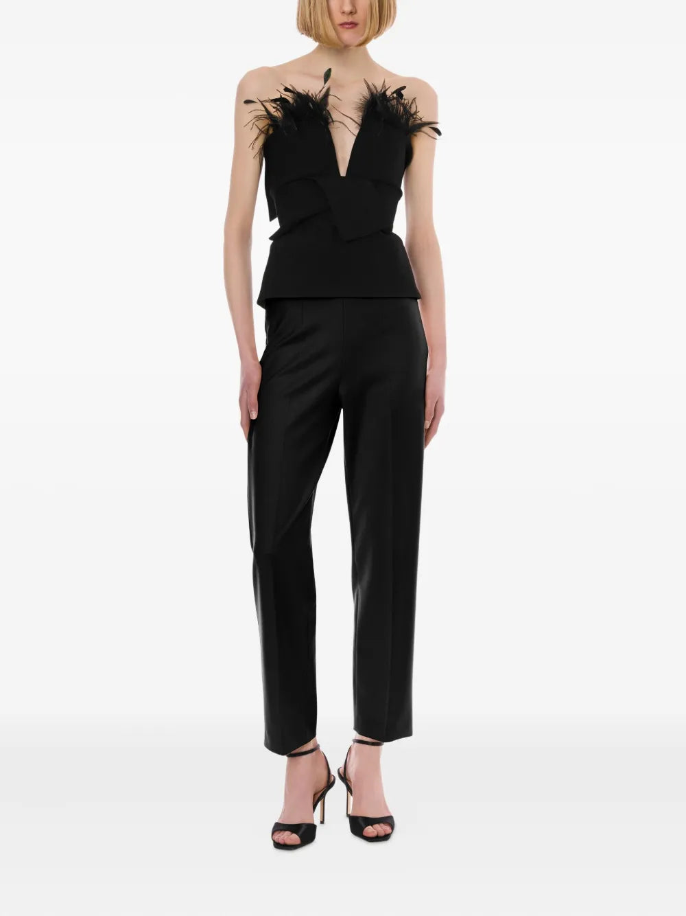 Alberta Ferretti  wool-blend trousers
