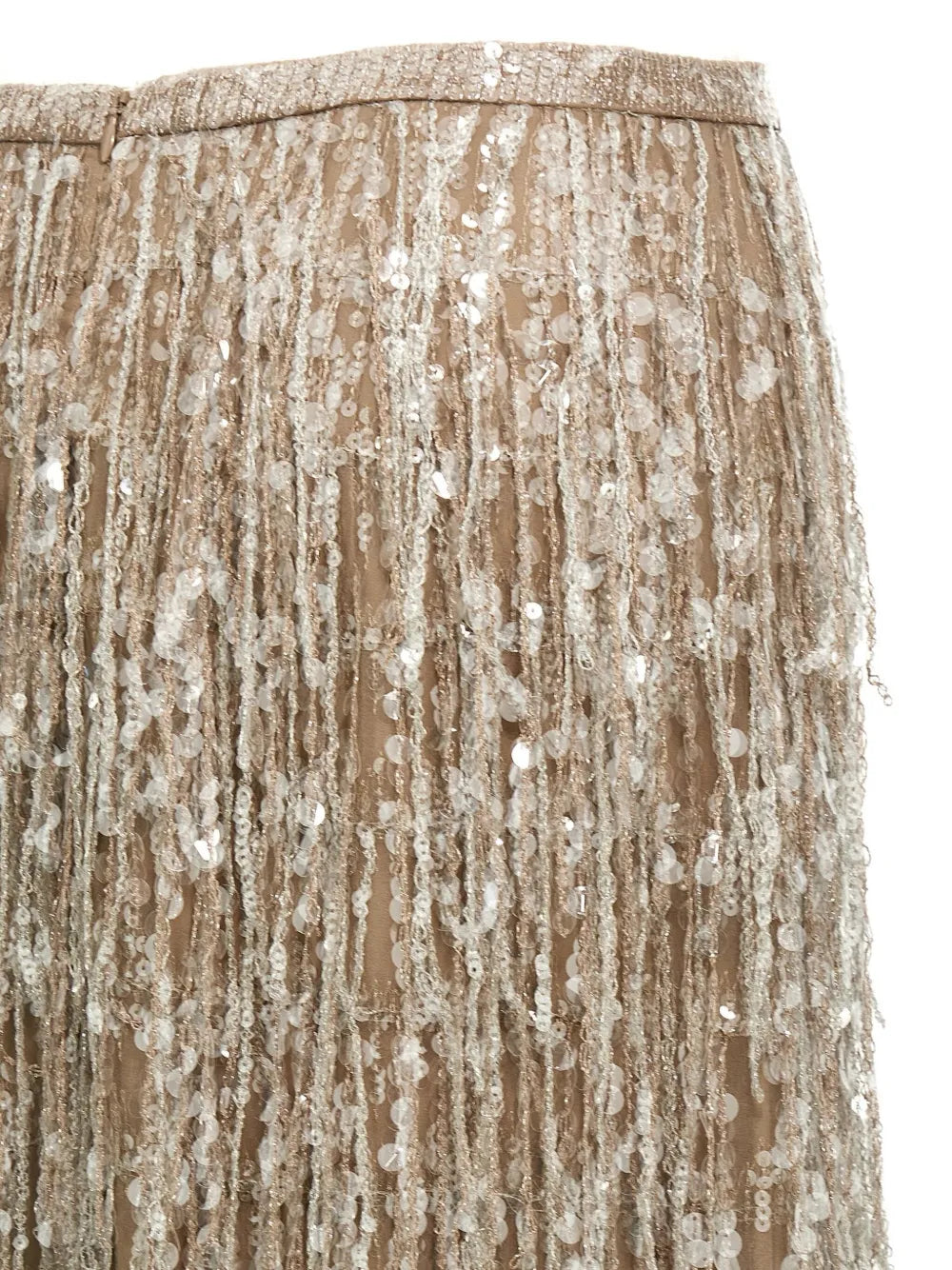 Brunello Cucinelli  sequin fringed skirt
