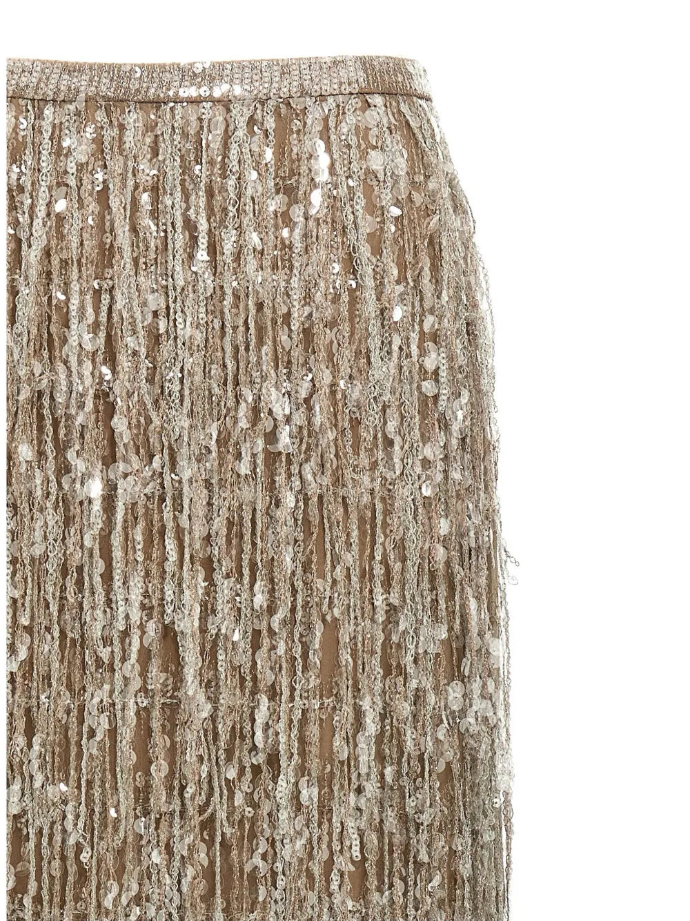 Brunello Cucinelli  sequin fringed skirt