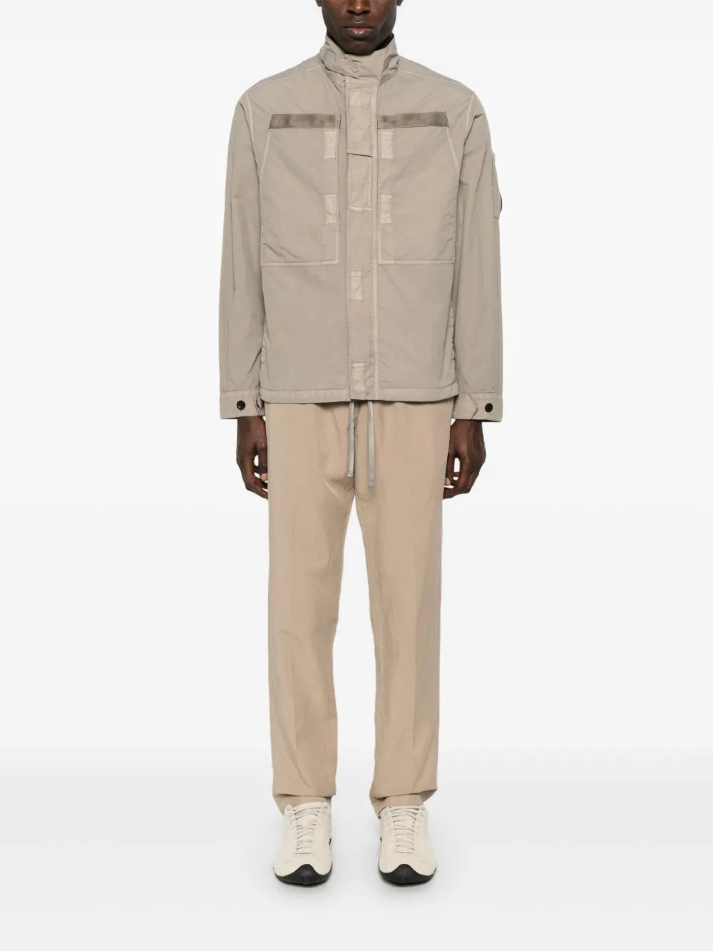 White Sand  belted trousers