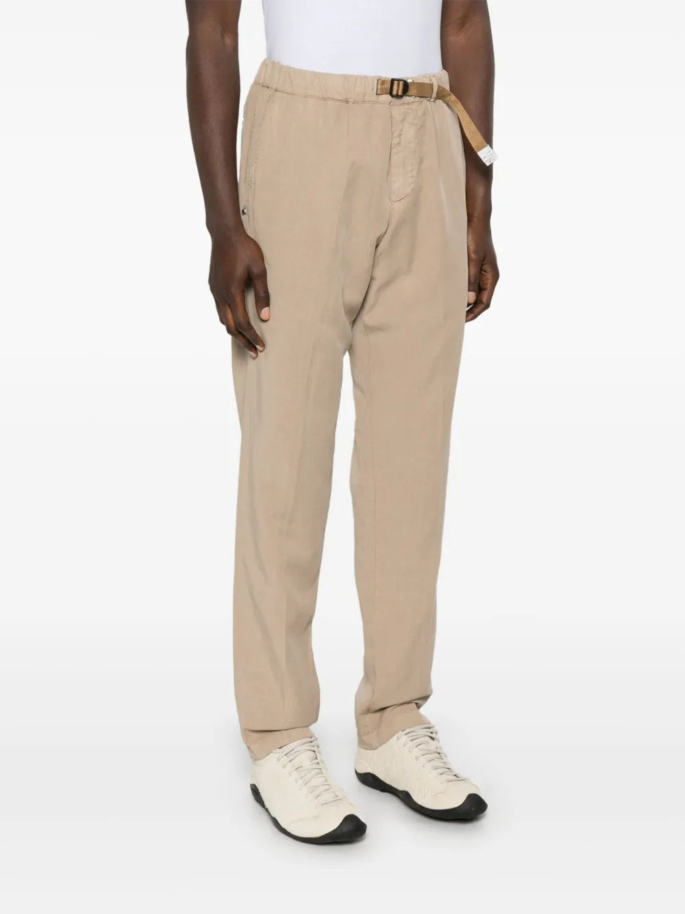White Sand  belted trousers