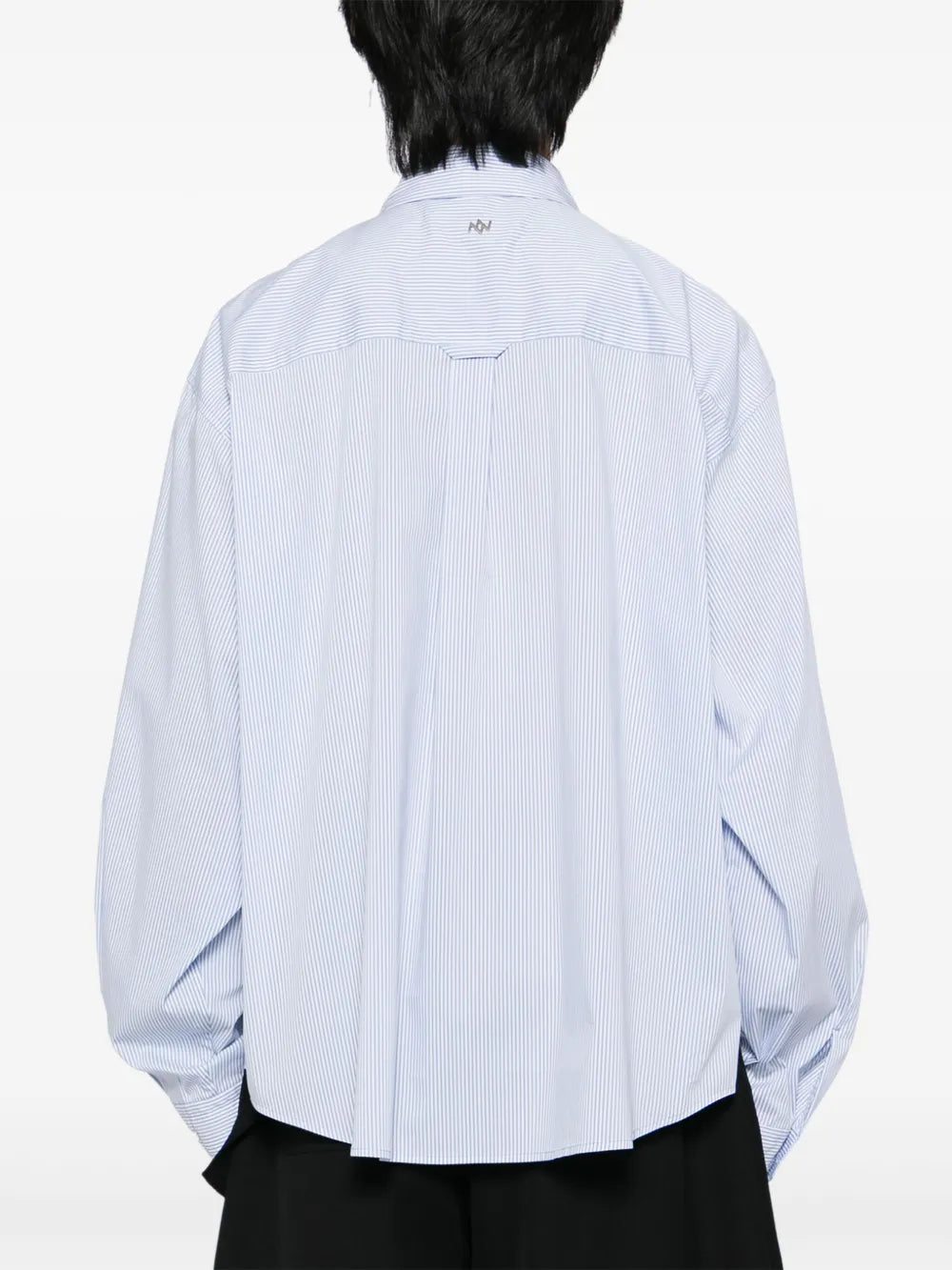 ZZERO BY SONGZIO  curved-cut cropped shirt