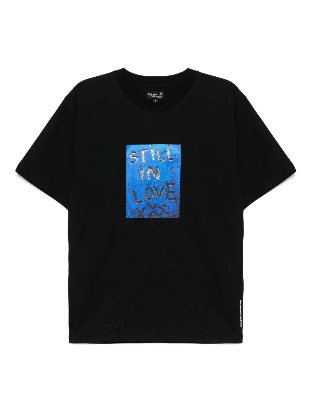 agnès b.  "Still In Love" screen-print T-shirt