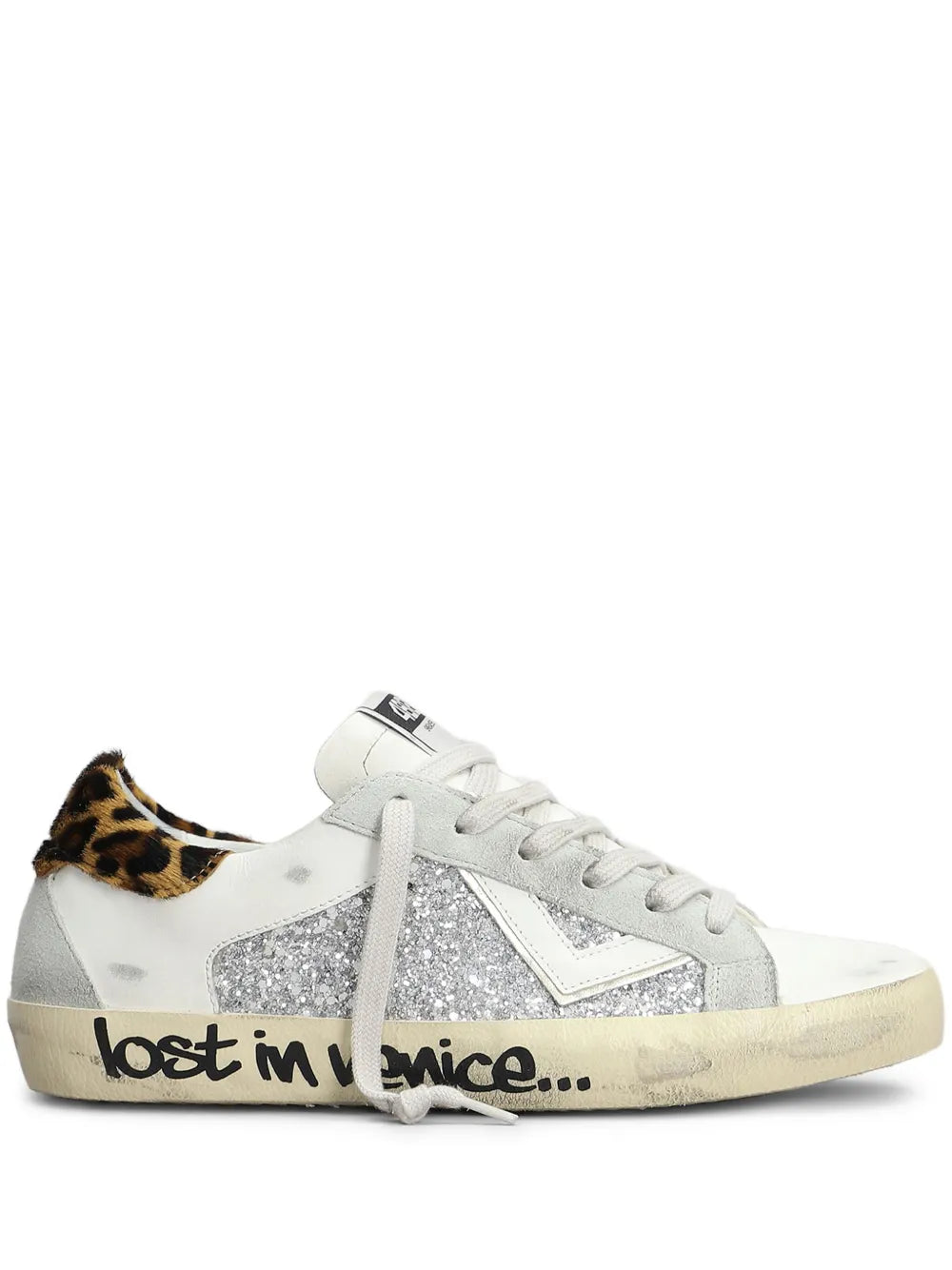 4B12  leather sneakers