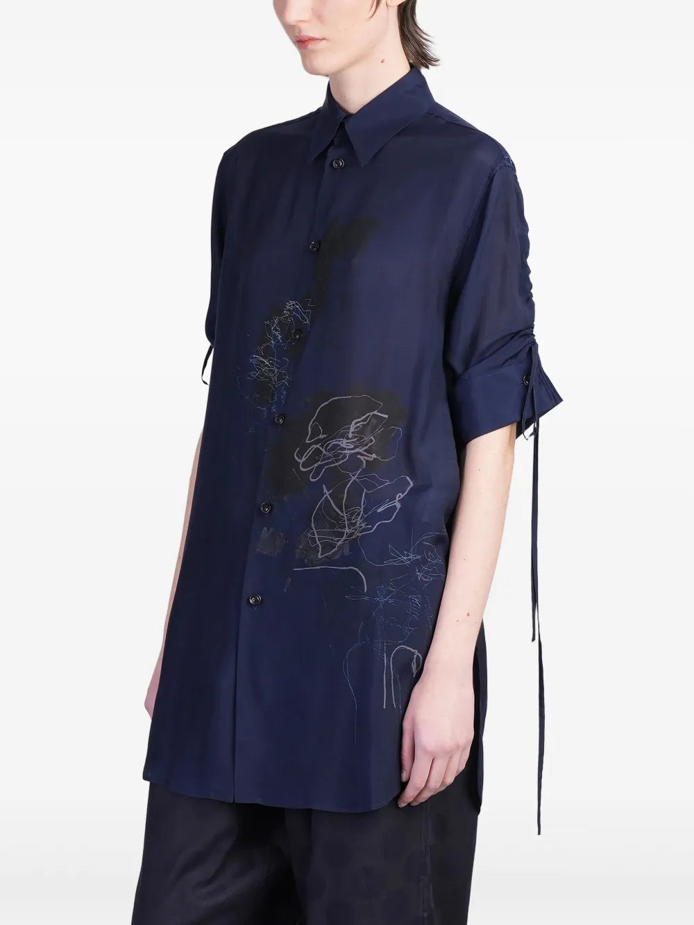 Y's  abstract-print shirt