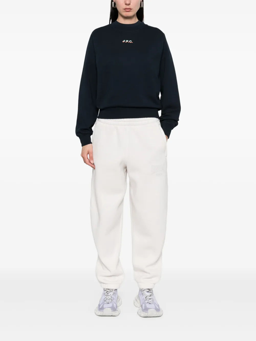 A.P.C. x Asics Stone sweatshirt