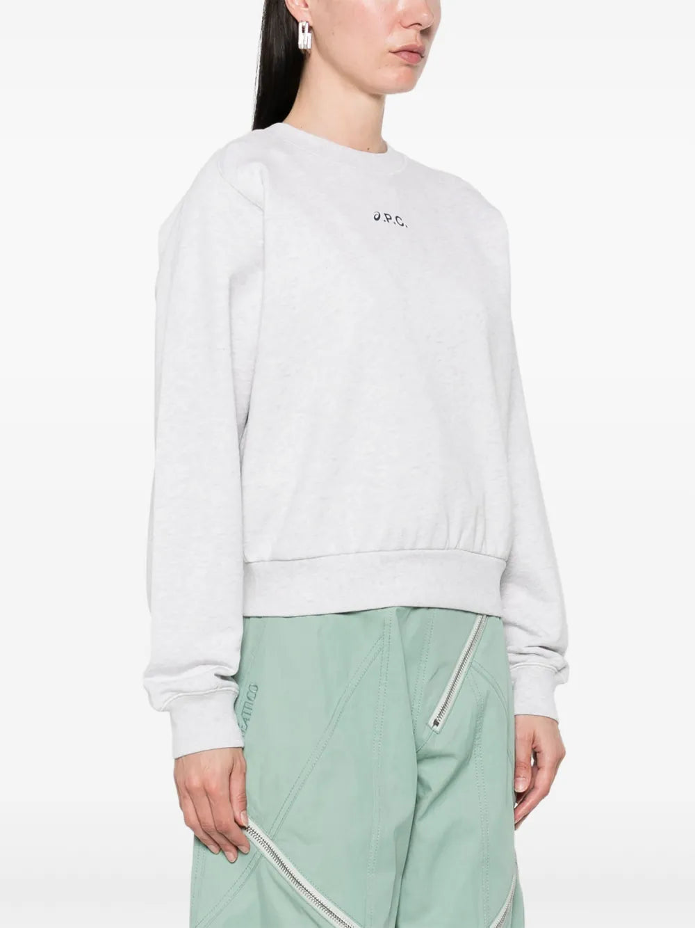 A.P.C. x Asics Stone sweatshirt
