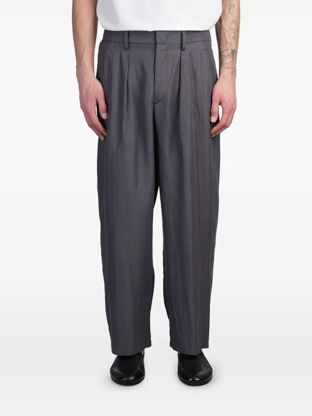 Attachment straight-leg trousers