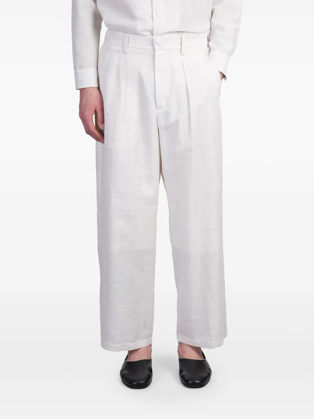 Attachment  straight-leg trousers