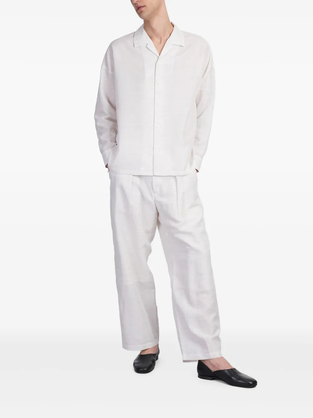 Attachment  straight-leg trousers