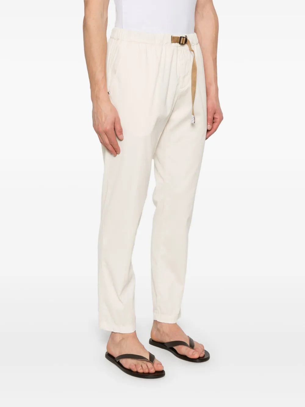 White Sand  belted trousers