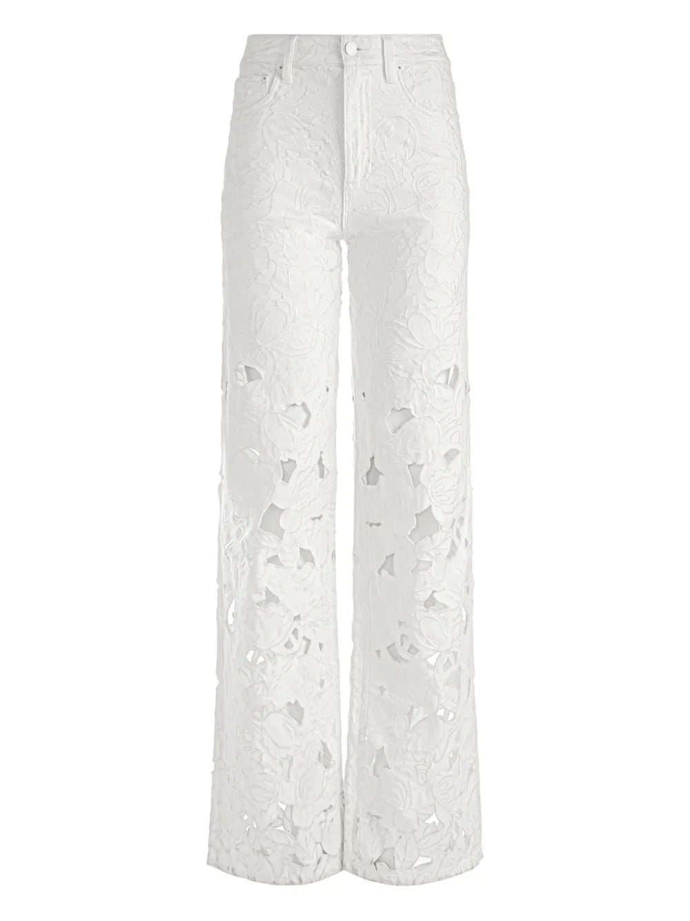 alice + olivia  Weezy embroidered jeans