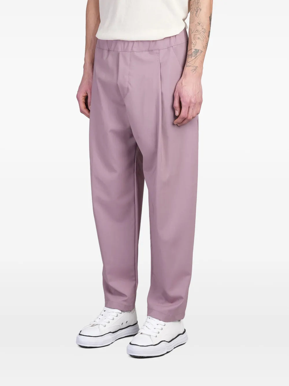 A Paper Kid  pleat-detail trousers