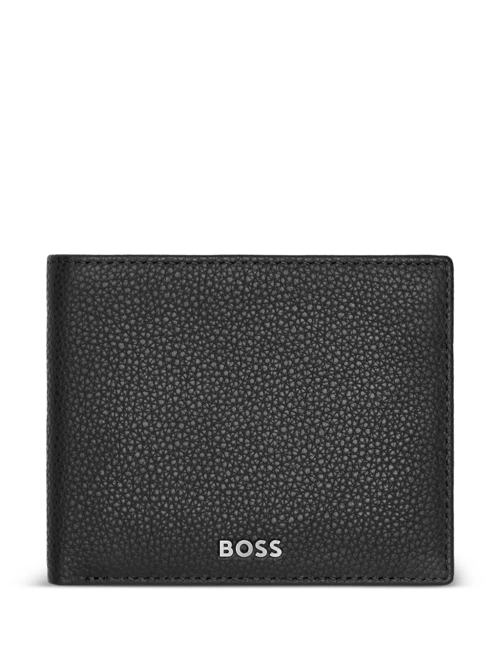 BOSS  logo-print leather wallet