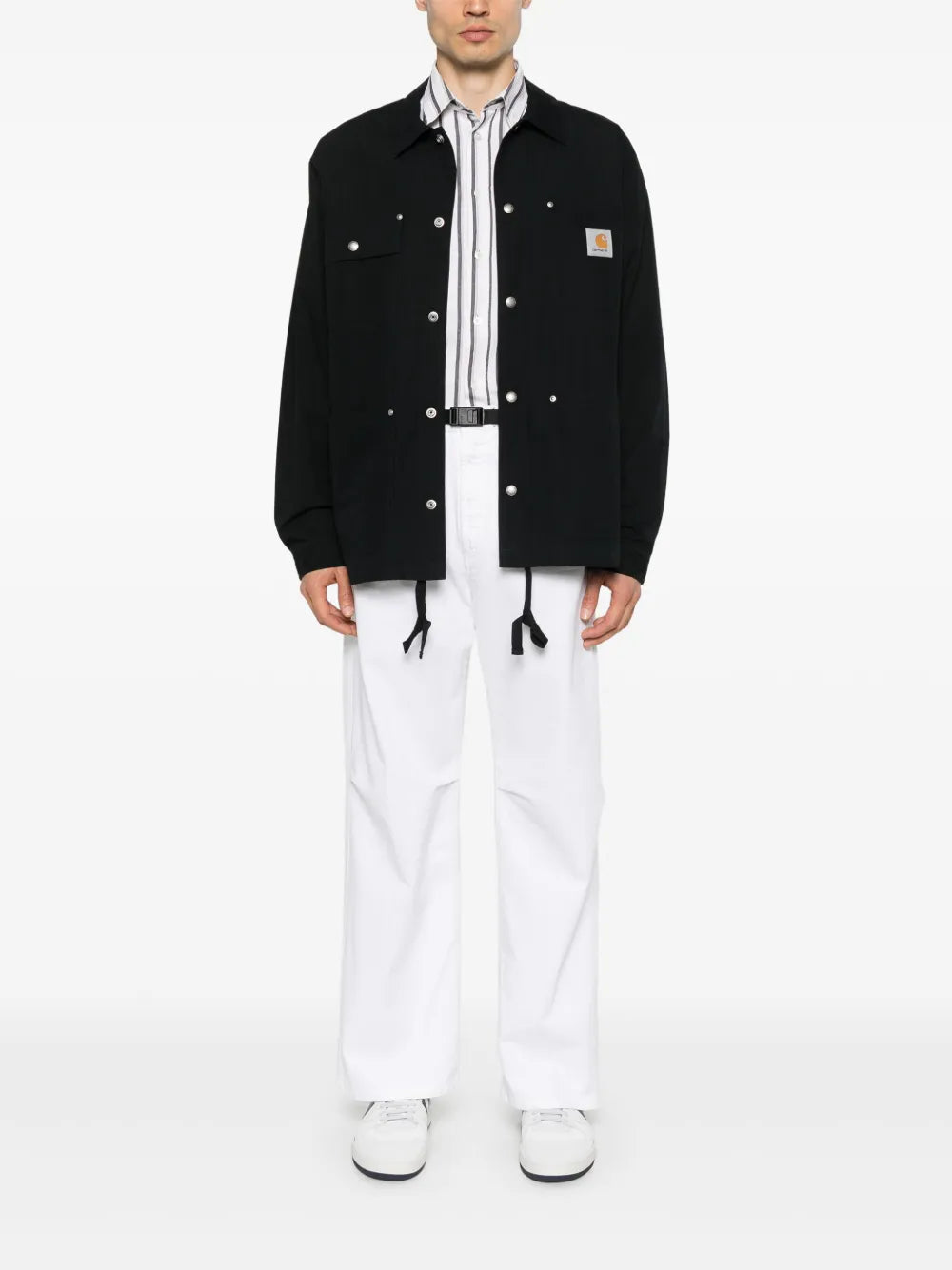 White Sand  belted trousers