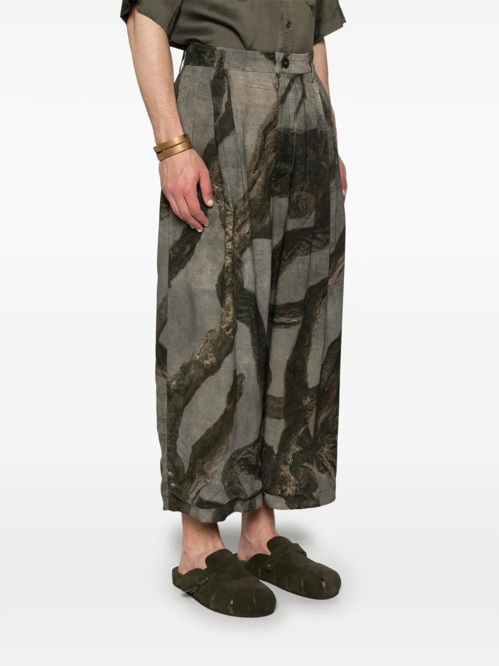 Ziggy Chen  graphic-print trousers