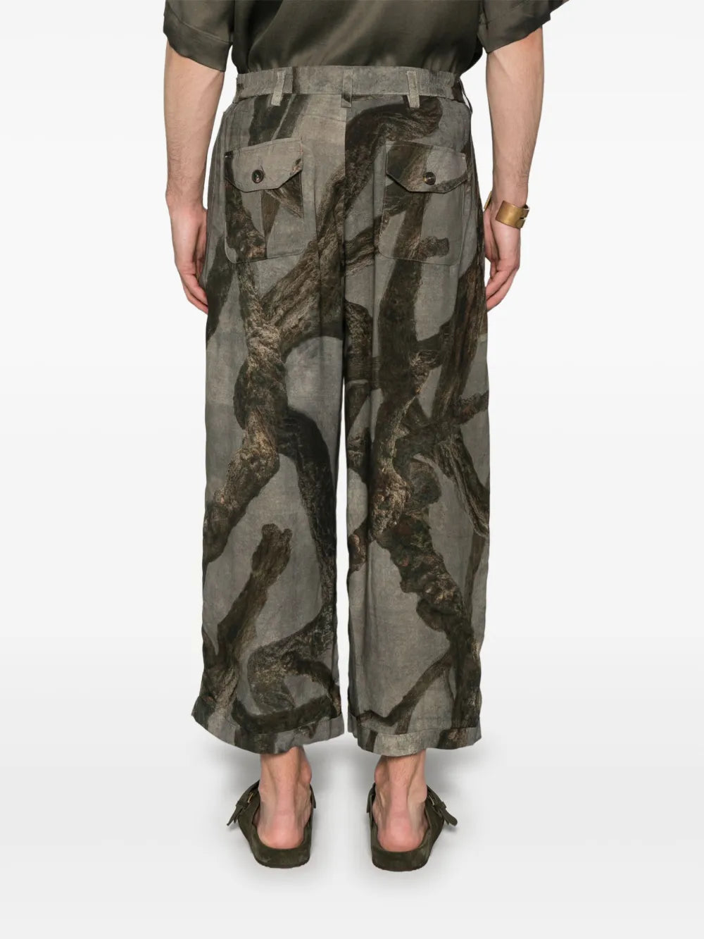 Ziggy Chen  graphic-print trousers