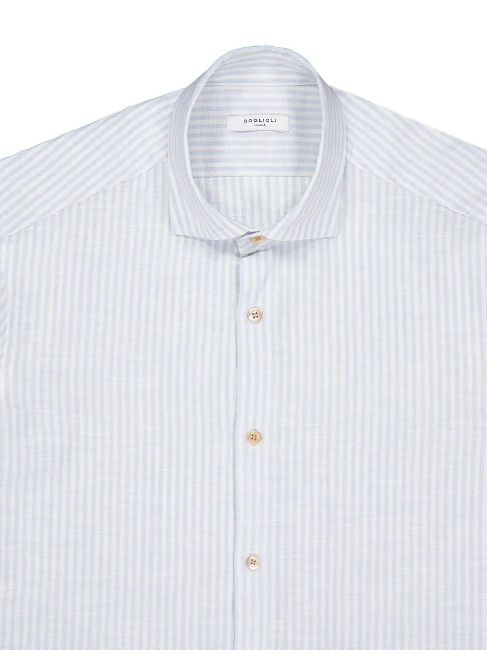 Boglioli striped long-sleeved shirt